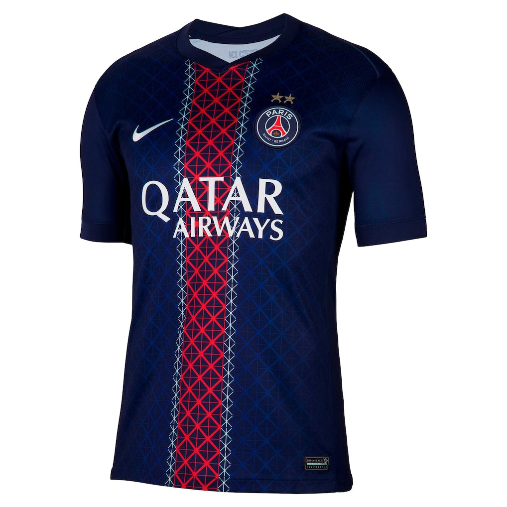 Maillot PSG 2 Étoiles - Domicile Nike 25/26 (Flocage Champions of Europe)